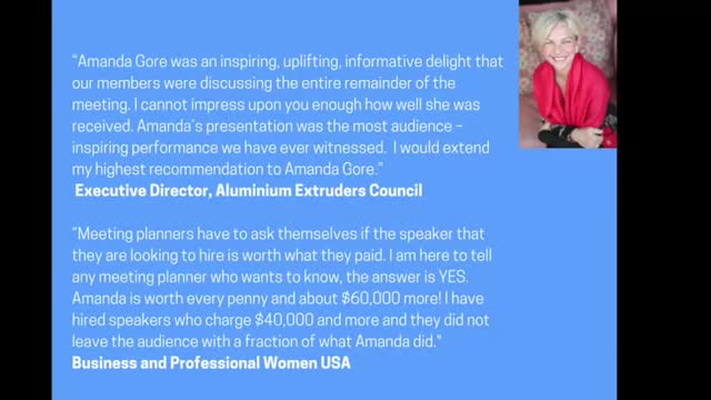 Amanda Gore Testimonials