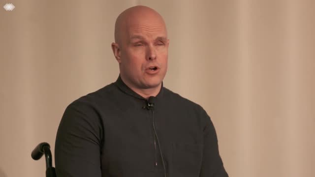 Mark Pollock speaking at a corporate event