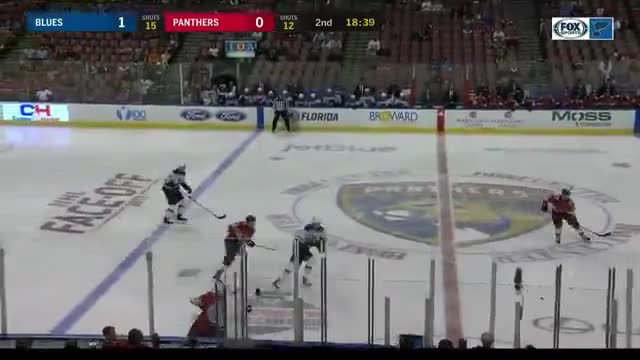 Panthers answer back just 12 seconds after Blues score