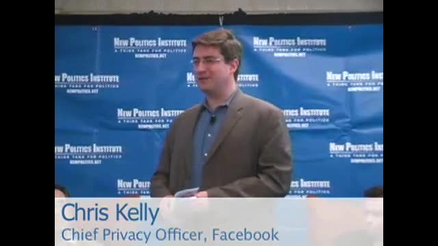 Chris Kelly @ "Social Networking Tools in Politics" (11/14/07)