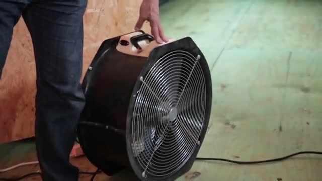 Blower Door Test of LEED Platinum Home