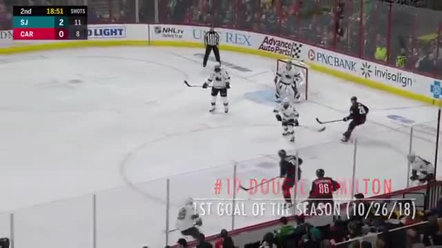 All 18 Dougie Hamilton Goals in the 2018/19 Season + Playoffs