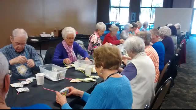 Volunteers from Biltmore Baptist Church giving their time