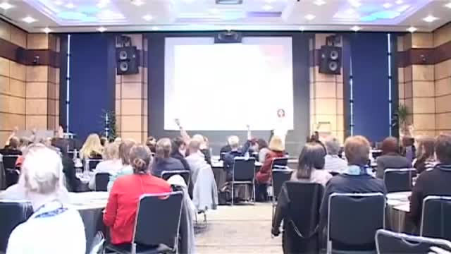 Vickie Sokol Evans speaks at Executive Secretary Live March 2013