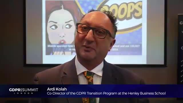 GDPR Summit London - Ardi Kolah