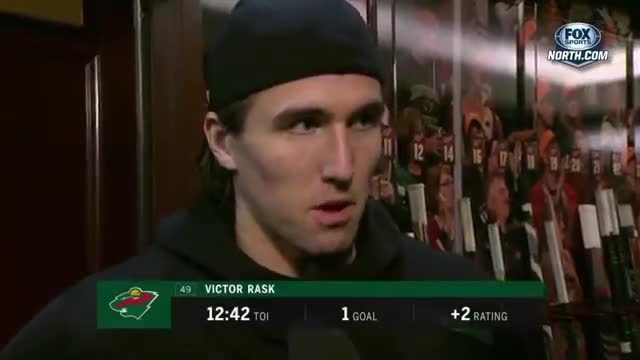 Rask after tallying third goal of 2018-19 season