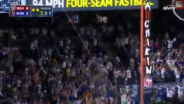 Todd Frazier hits a home run for 3 run on the 9th inning WAS vs NYM