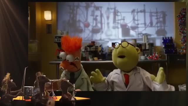 Flowers On The Wall | with Bunsen and Beaker | Muppets Music Video | T