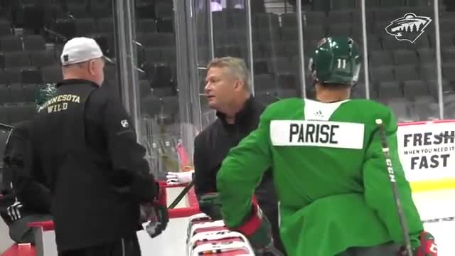 Zach Parise Talks Returning to Practice