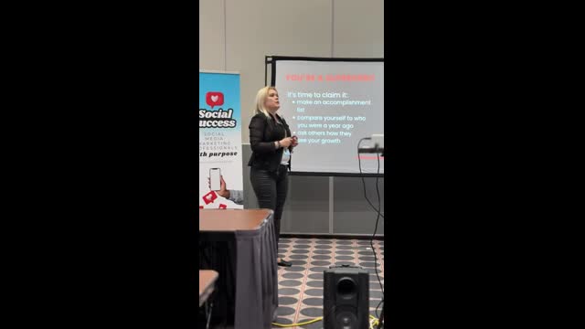 Speaker at the Social Success Event 2025 - video 2