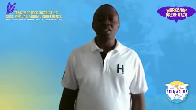 Advertisement for my conference presentation in 2022 with district 47