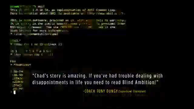BLIND AMBITION™: CHAD FOSTER KEYNOTE SPEAKER REEL