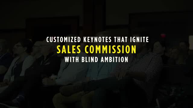 Sales Is About Mindset | Chad Foster Sales Keynote Speaker | Blind Ambition