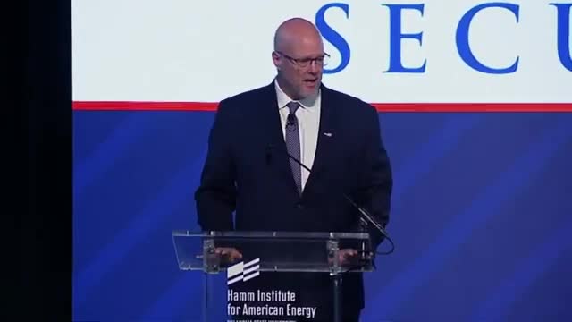 Sept. 25, 2023 Geopolitics Keynote Presentation (Live): American Energy Security