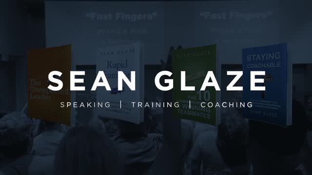 SEAN GLAZE LEADERSHIP AND WORKPLACE CULTURE SPEAKERS PREVIEW