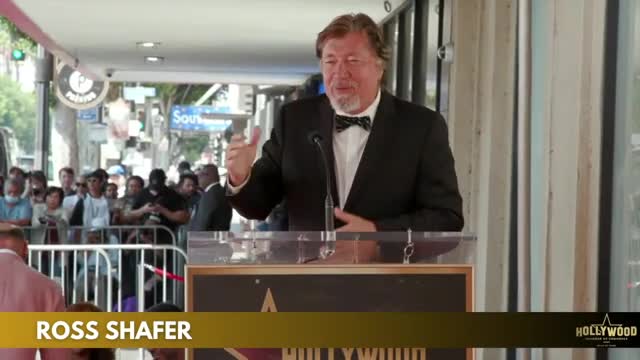 Ross Shafer honors Bill Nye at his Hollywood Walk of Fame Ceremony