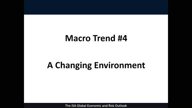 The Impact of Environmental Change on the Economy
