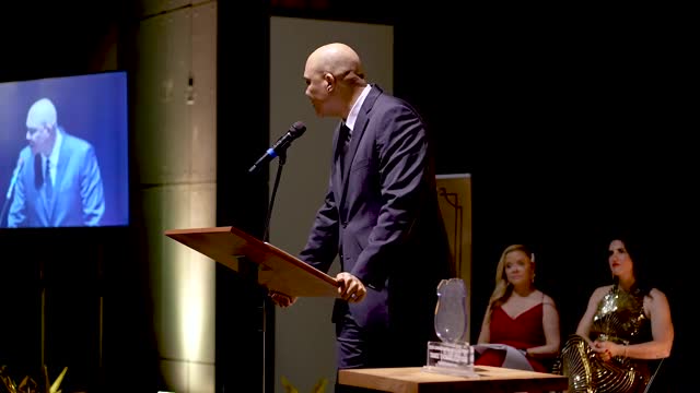 Jason P. Armstrong on stage