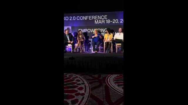 On Stage at Caesars Palace at Leadership 2.0 Conference